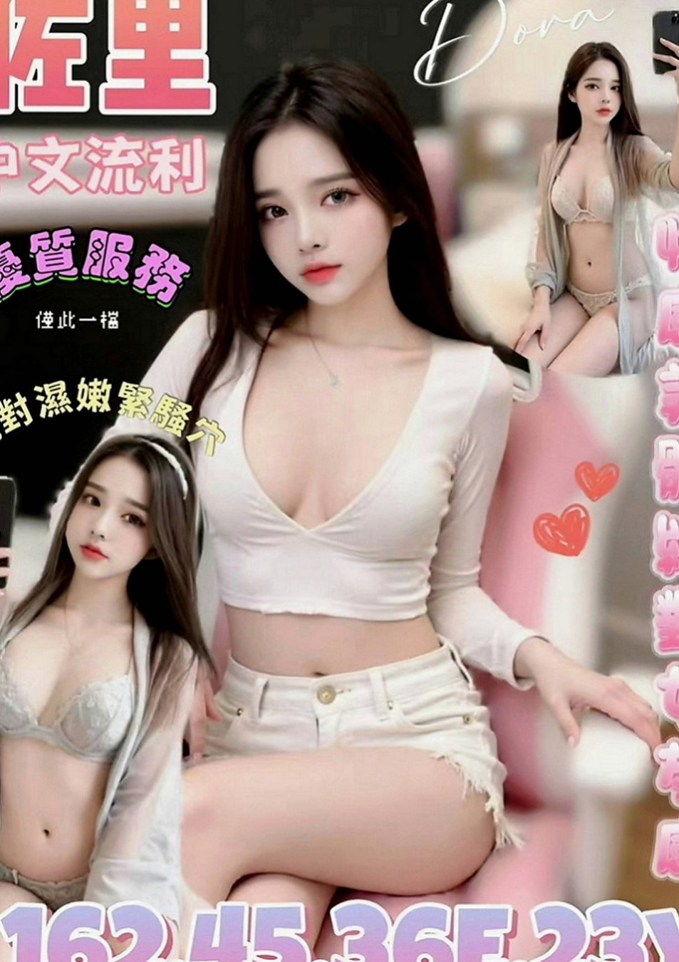 鳳山伴遊：蜜蜜 |外拍女模|164cm|54kg|C罩杯|18歲|把你女友在你女友或者老婆身上沒有玩到沒有享受到的，今天都可以找牛奶玩 包覆感真的很好，